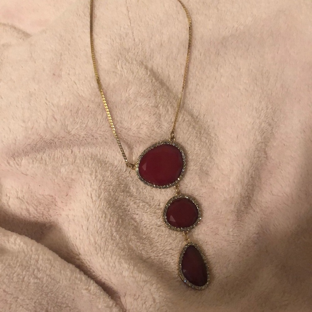 Red Gemstone Necklace